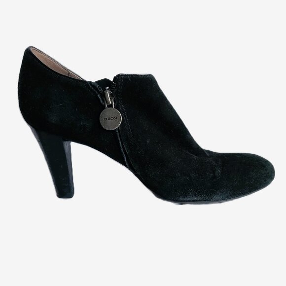 LIKE NEW Geox Heeled Ankle Boots / Bottines à talons Geox - Picture 1 of 8